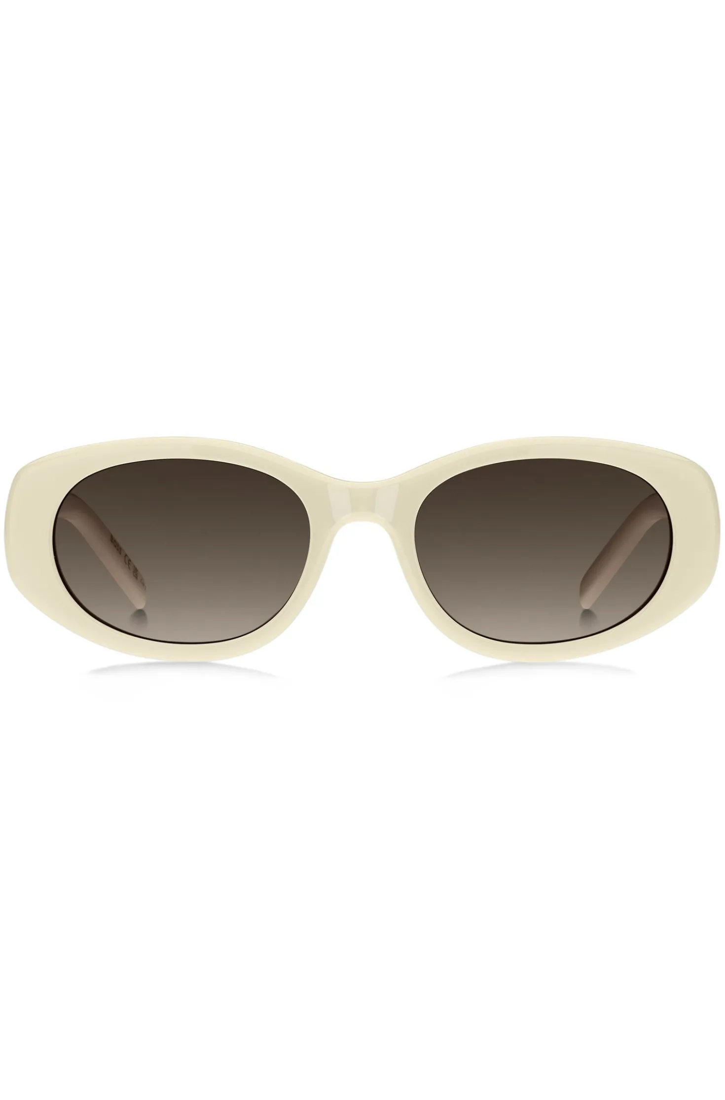 Cream-acetate sunglasses with Double B monogram