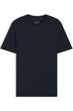 Crew-neck T-shirt in mercerised Supima cotton