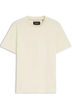 Crew-neck T-shirt in mercerised Supima cotton