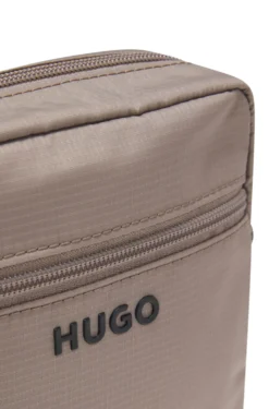 Crossbody bag with contrast logo