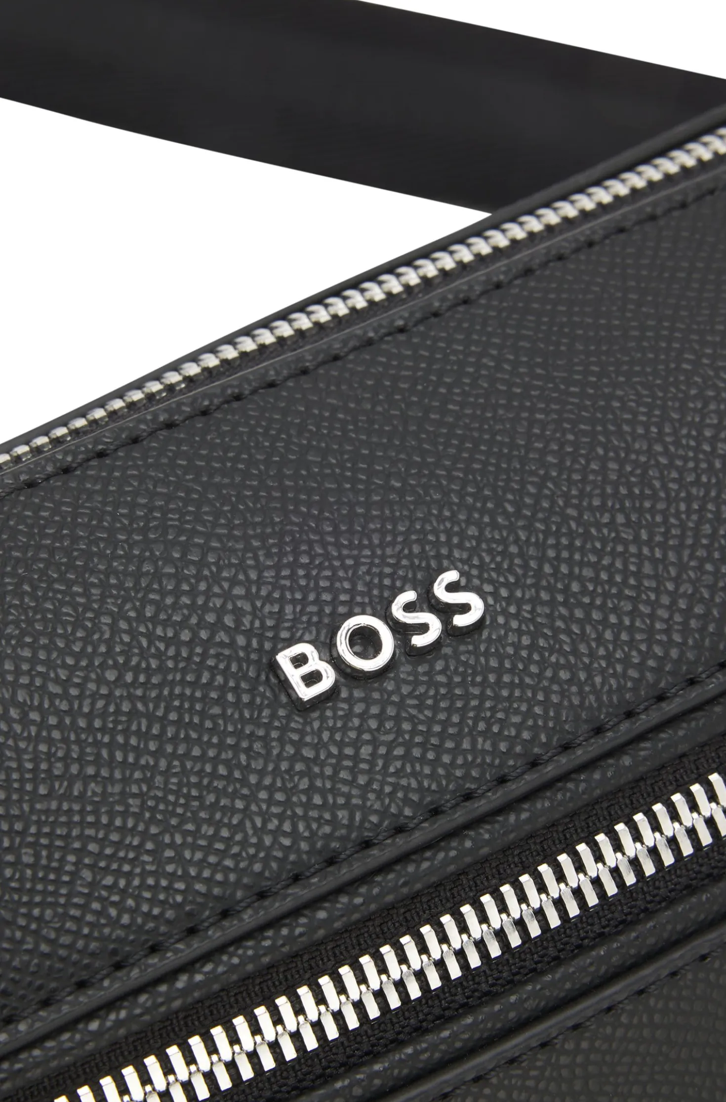 Crossbody bag with logo lettering