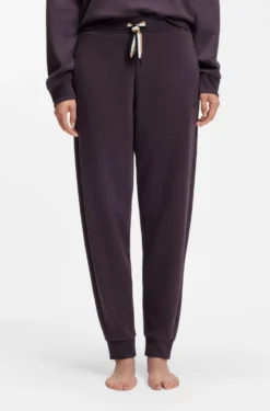 Cuffed tracksuit bottoms with signature-stripe drawcord