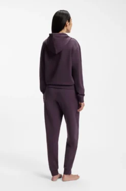 Cuffed tracksuit bottoms with signature-stripe drawcord
