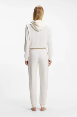 Cuffed tracksuit bottoms with signature-stripe drawcord