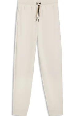 Cuffed tracksuit bottoms with signature-stripe drawcord