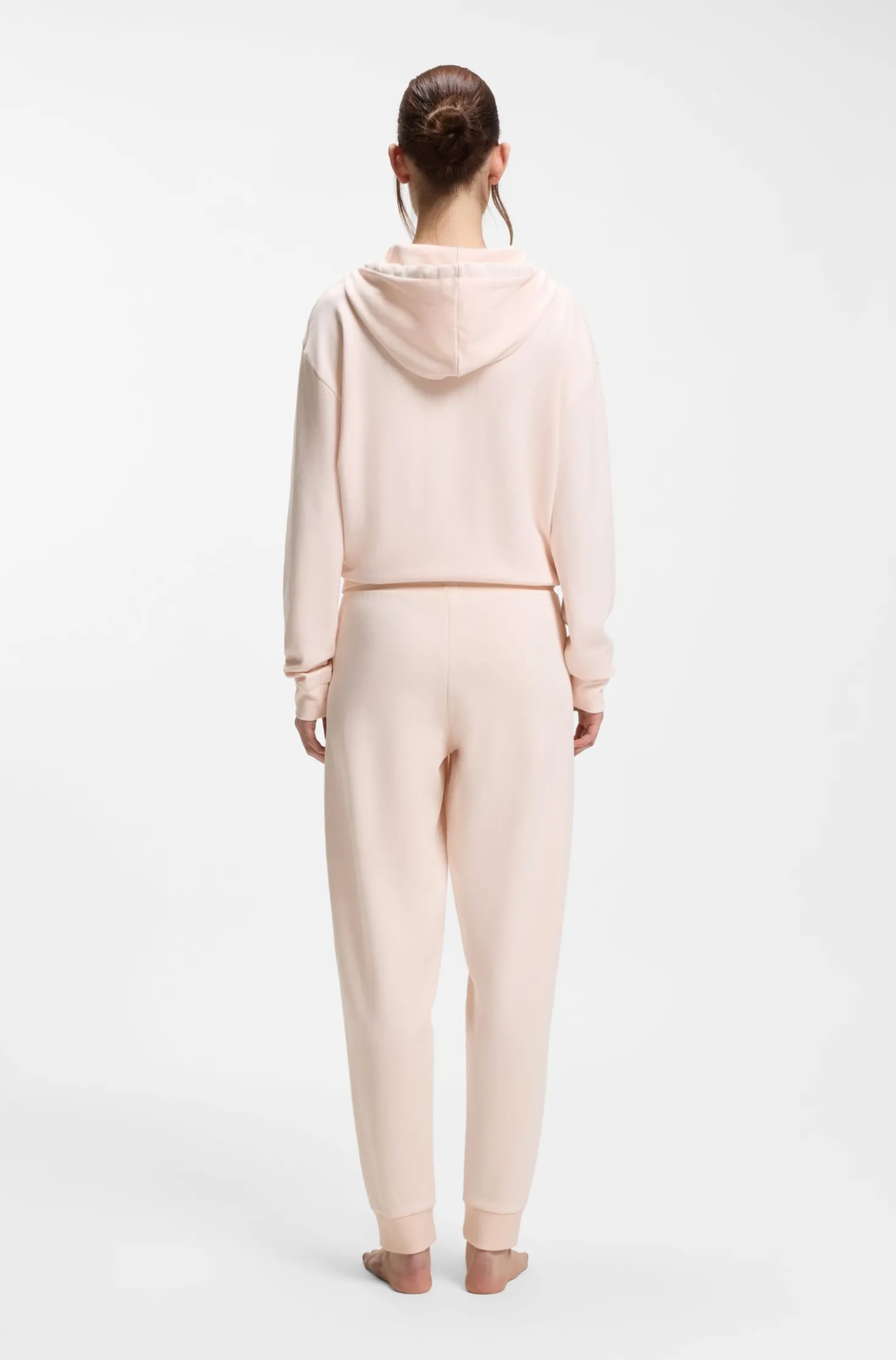 Cuffed tracksuit bottoms with signature-stripe drawcord