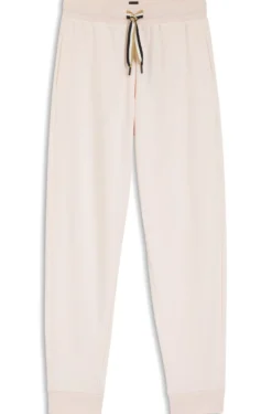 Cuffed tracksuit bottoms with signature-stripe drawcord
