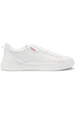 Cupsole trainers in leather with logo details