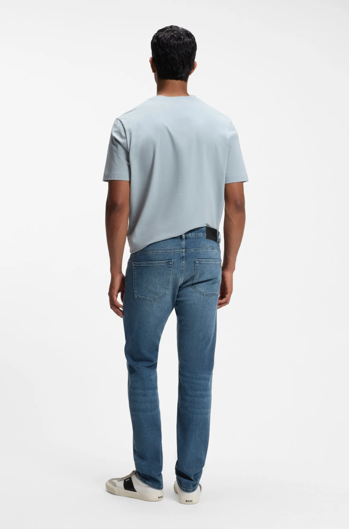 Delaware slim-fit jeans in blue comfort-stretch denim