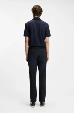 Delaware slim-fit jeans in blue knitted denim