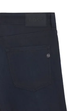 Delaware slim-fit jeans in blue knitted denim