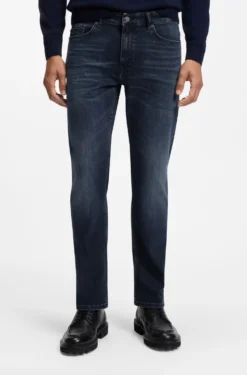 Delaware slim-fit jeans in blue soft-motion denim