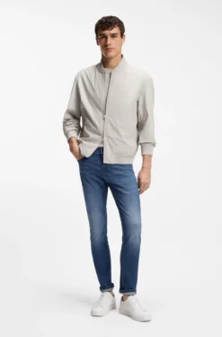 Delaware slim-fit jeans in blue soft-motion denim