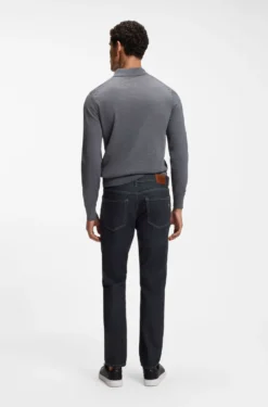 Delaware slim-fit jeans in dark-blue denim