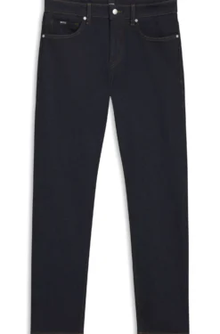 Delaware slim-fit jeans in dark-blue denim