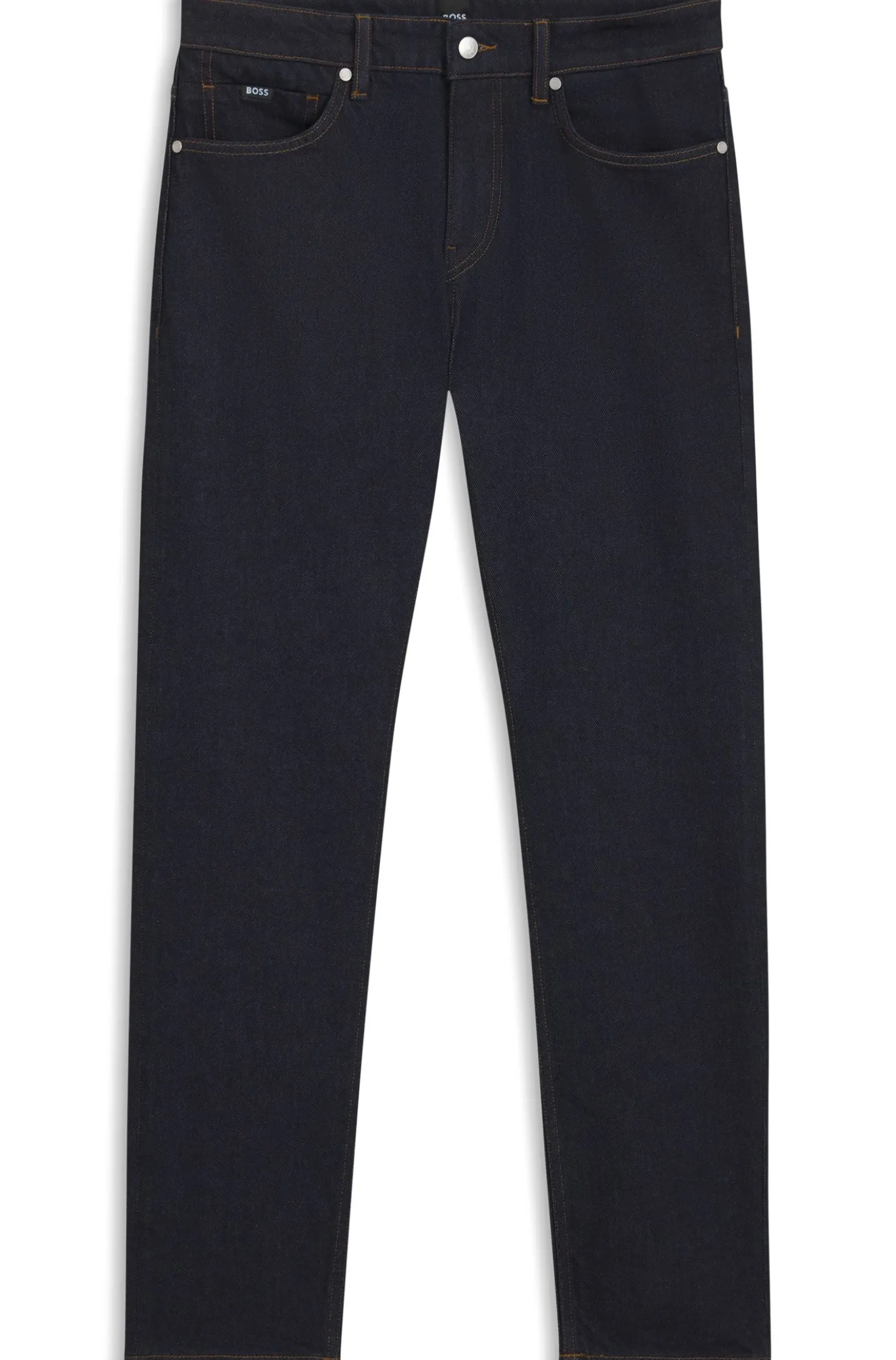 Delaware slim-fit jeans in dark-blue denim