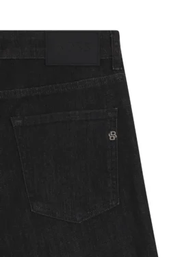Delaware slim-fit jeans in grey wrinkle-resistant denim