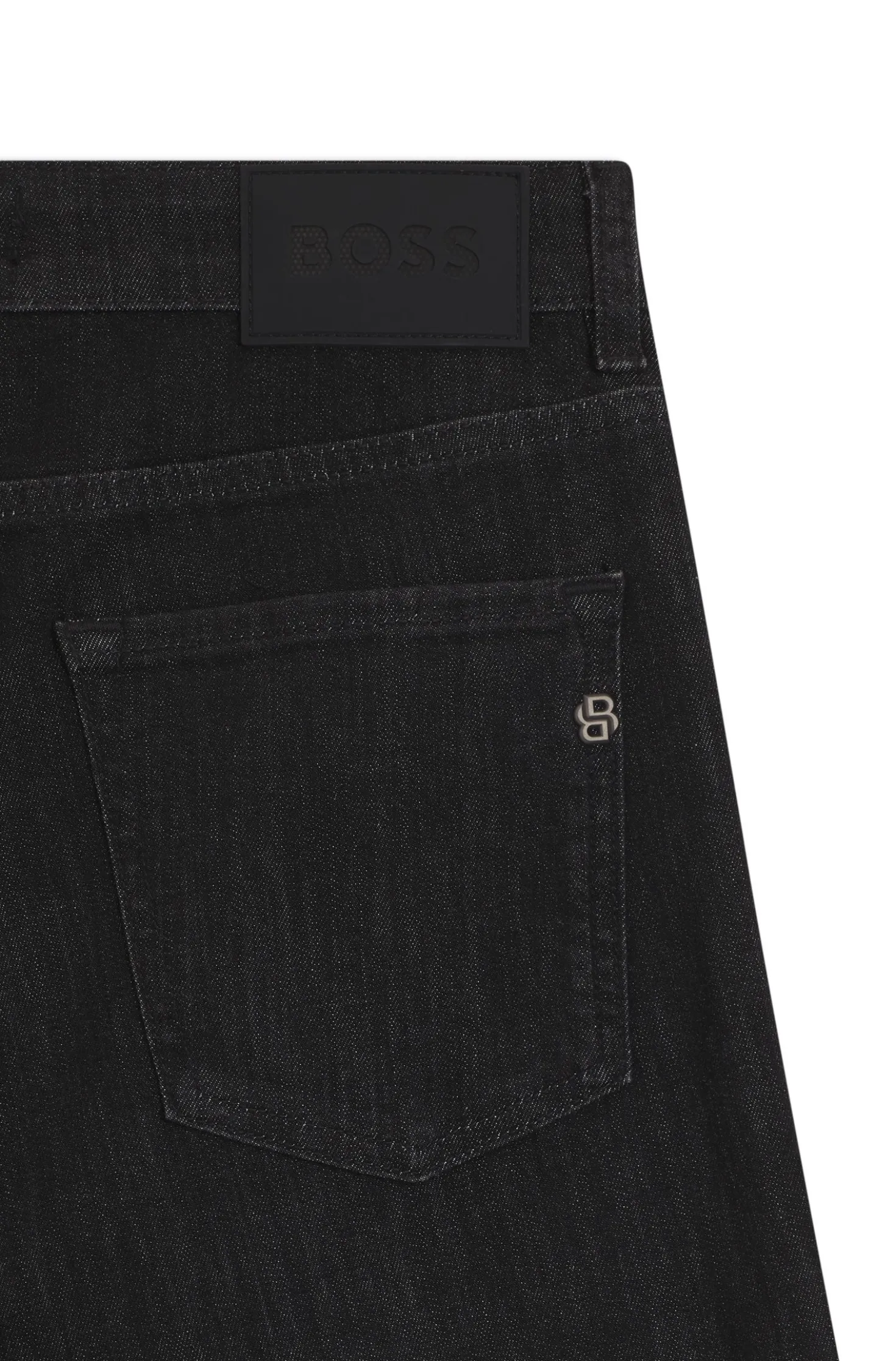 Delaware slim-fit jeans in grey wrinkle-resistant denim