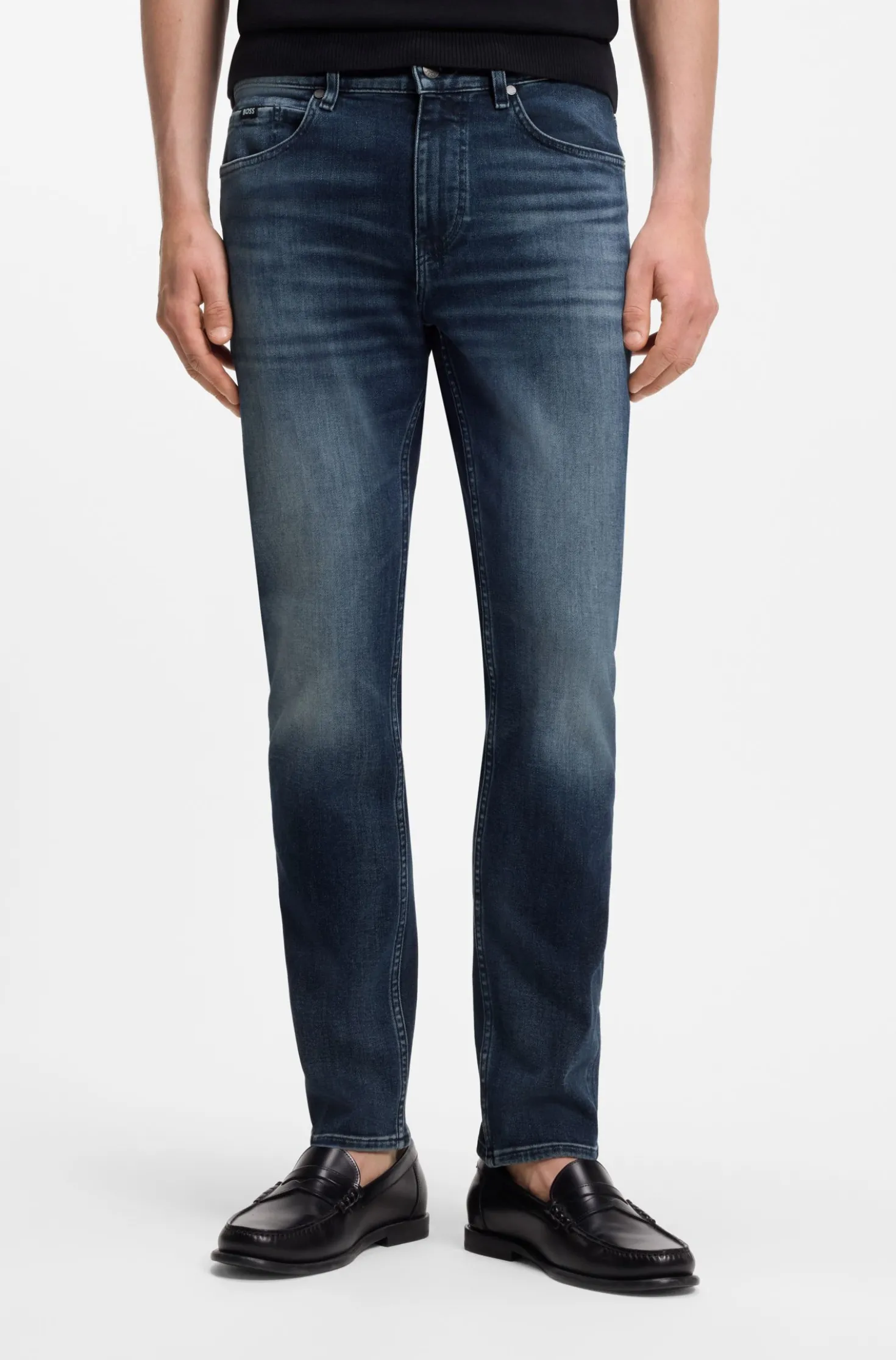 Delaware Slim-fit jeans in stretch cotton blend