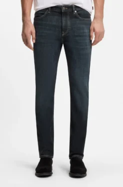 Delaware Slim-fit jeans with contrast stitching