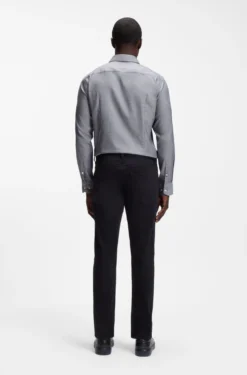 Delaware slim-fit trousers in fade-resistant twill