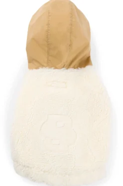 Dog fleece jacket with Double B monogram
