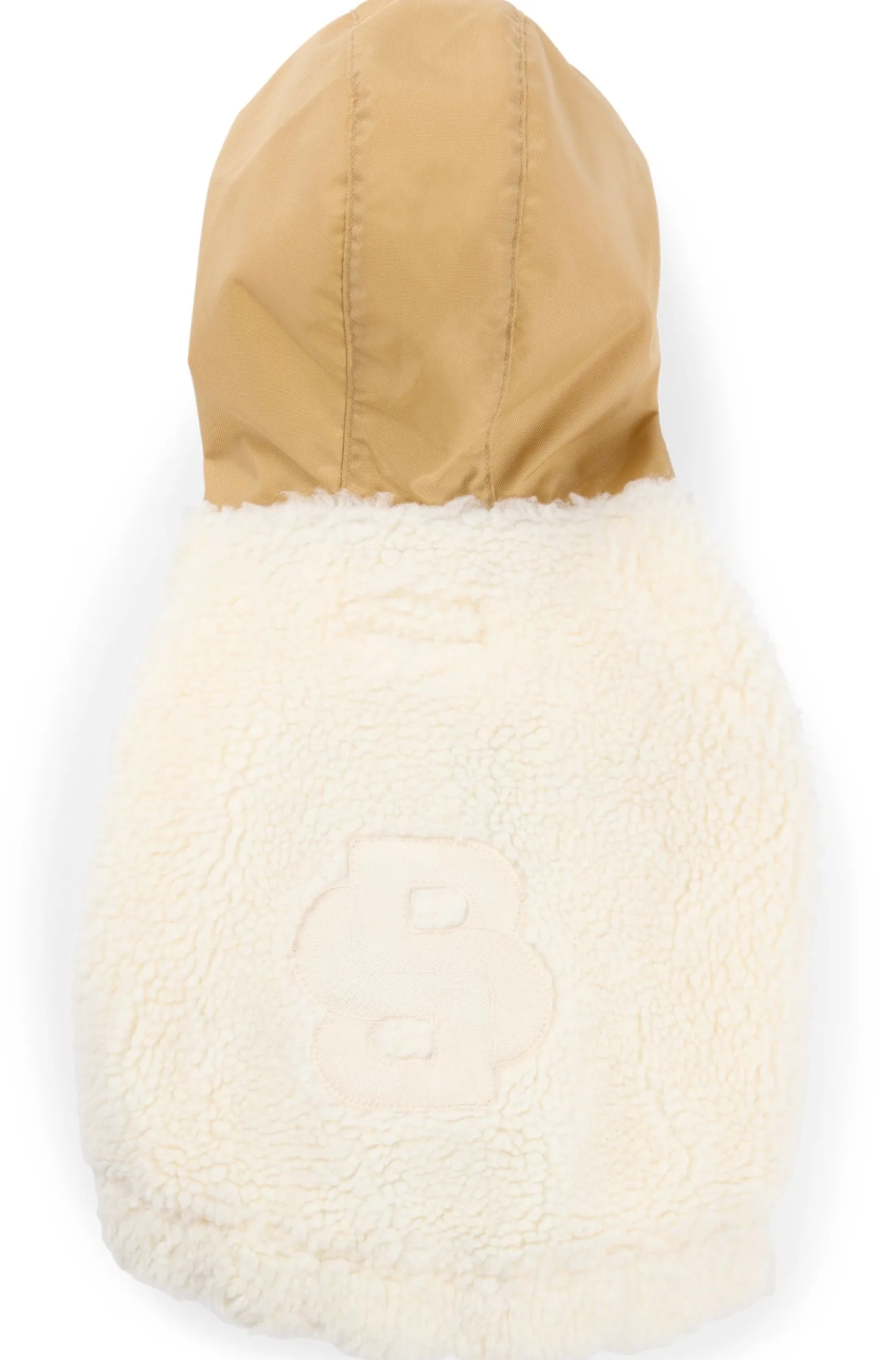 Dog fleece jacket with Double B monogram