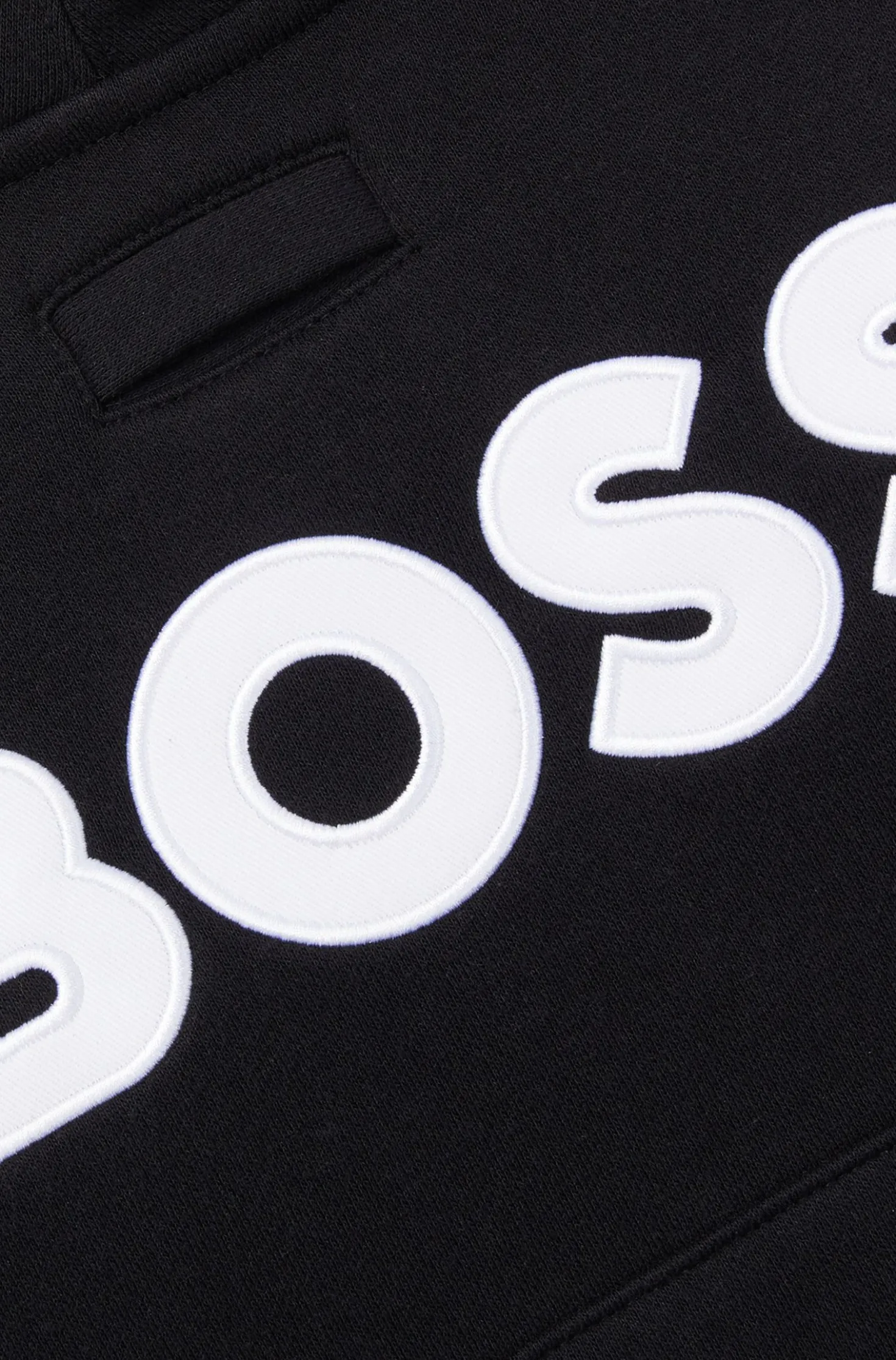 Dog hoodie in a cotton blend with contrast logo
