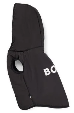 Dog lightweight jacket with logo detailing