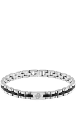 Double-B-monogram cuff with black trims