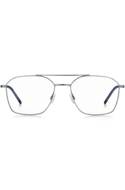 Double-bridge optical frames with blue end-tips