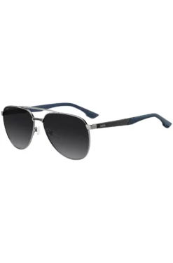 Double-bridge sunglasses with carbon-fibre temples