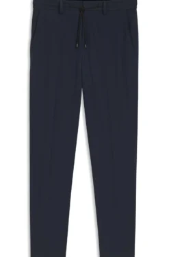 Dressletic slim-fit trousers in washable stretch jersey