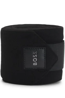 Equestrian bandages with riptape fastening