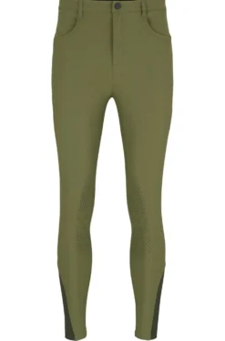 Equestrian breeches with knee grips