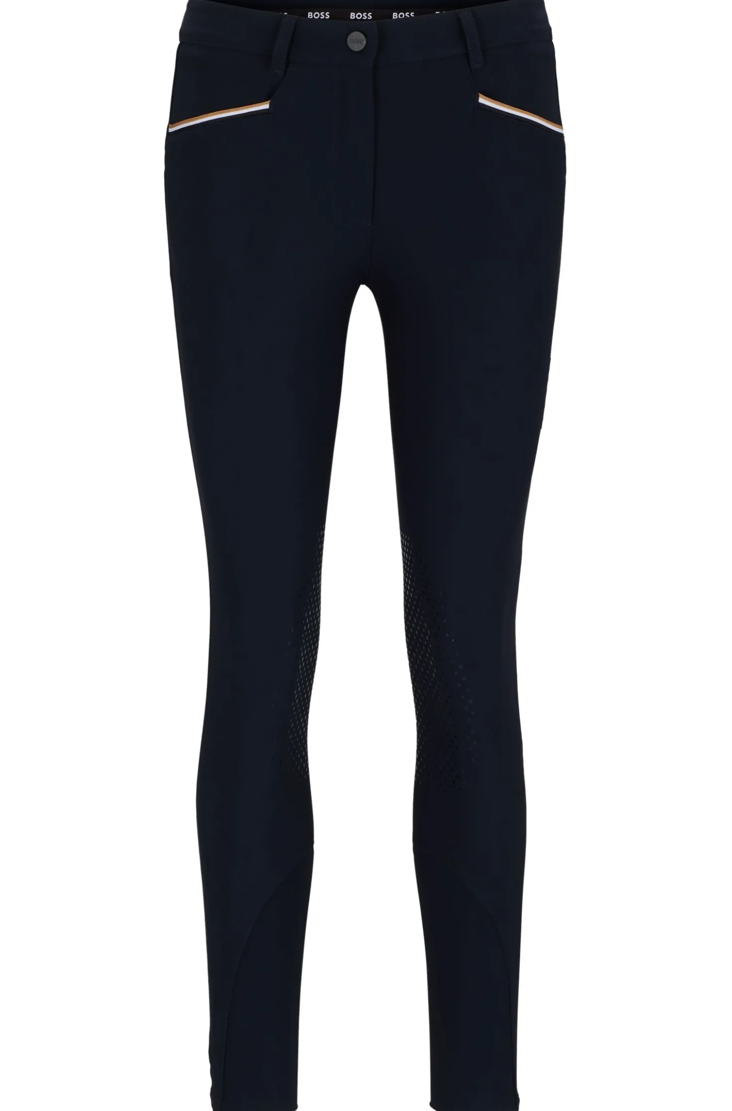 Equestrian breeches with knee grips