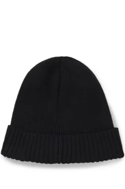 Equestrian fisherman beanie hat in cotton