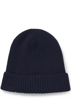 Equestrian fisherman beanie hat in cotton