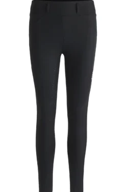 Equestrian full-grip breeches with four-way stretch