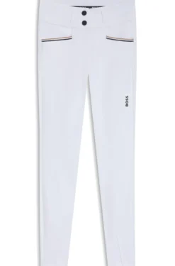 Equestrian high-waisted breeches with knee grip