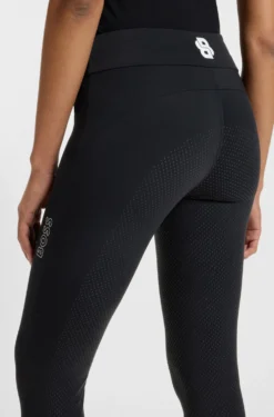 Equestrian high-waist leggings in power-stretch fabric