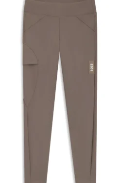Equestrian hybrid breeches with silicone grips