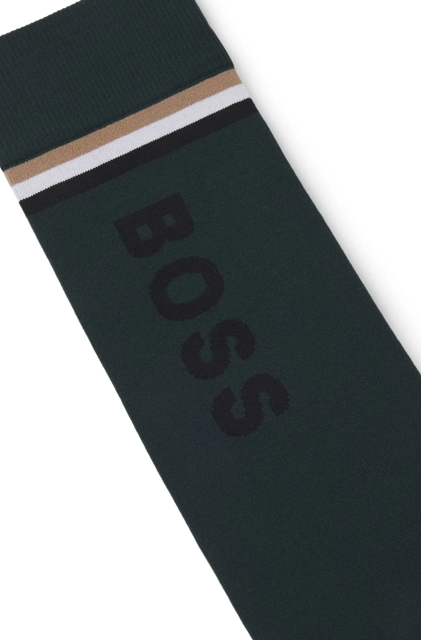 Equestrian riding socks with logo details