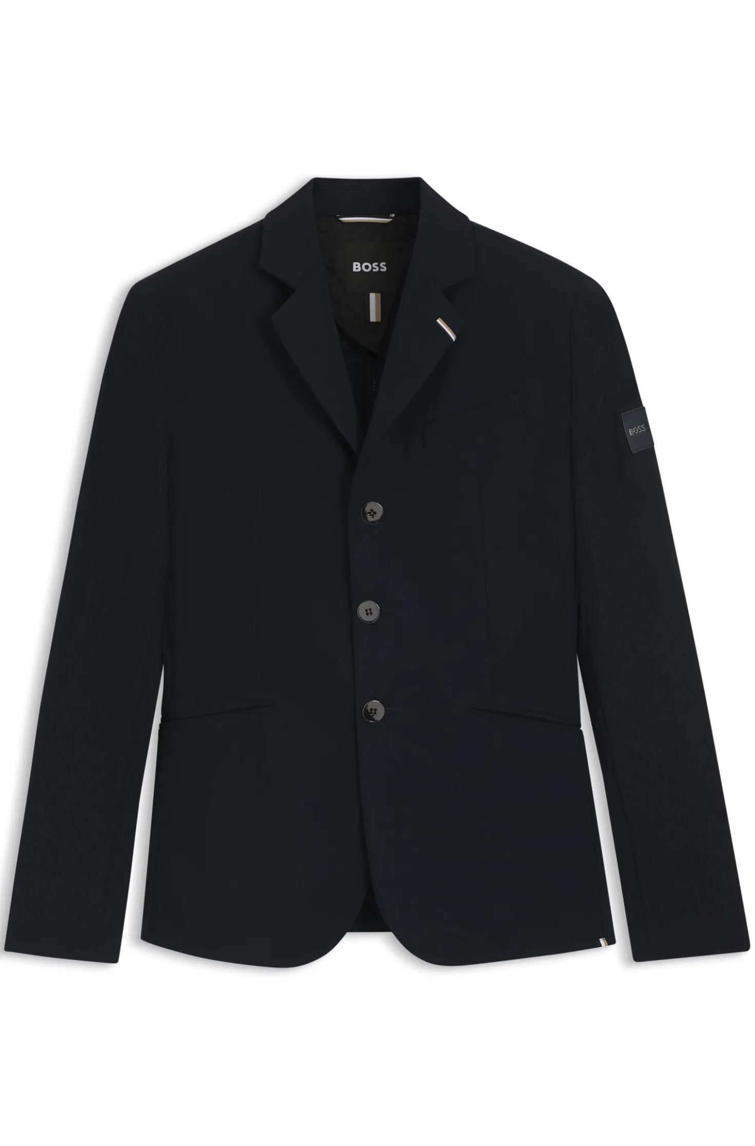 Equestrian show jacket in perforated stretch fabric