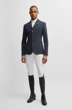Equestrian show shirt in a cotton blend