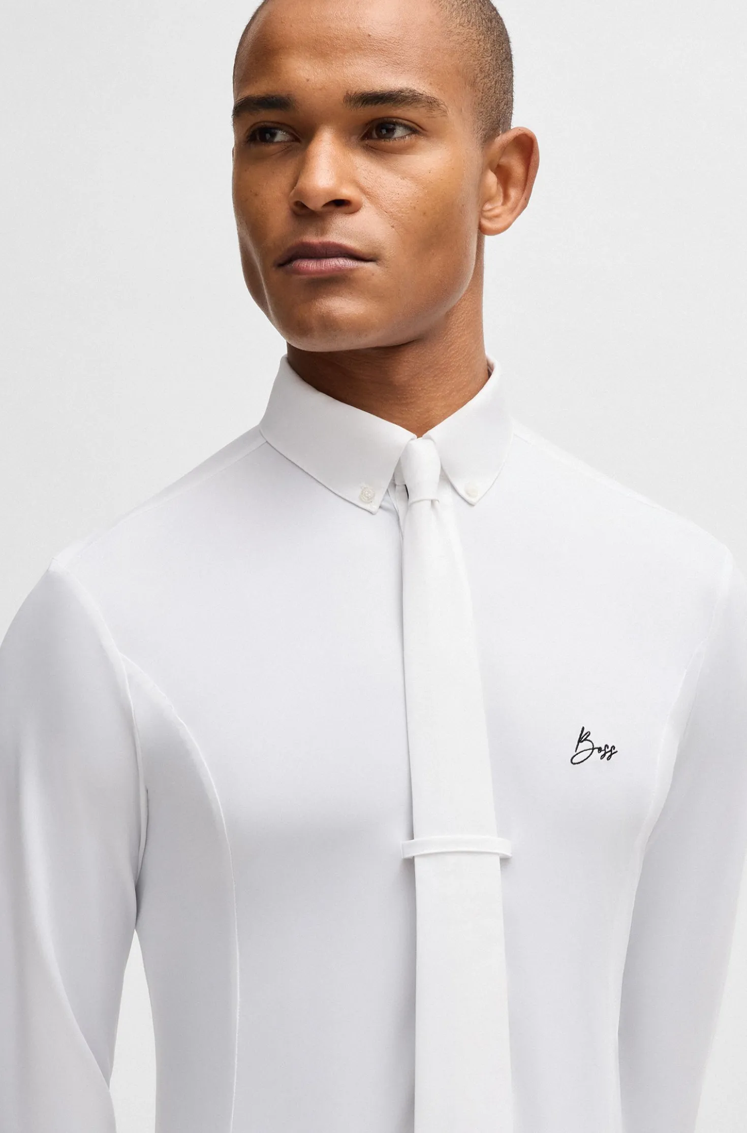 Equestrian show shirt in a cotton blend