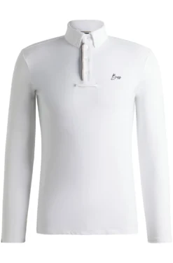 Equestrian show shirt in quick-dry stretch fabric