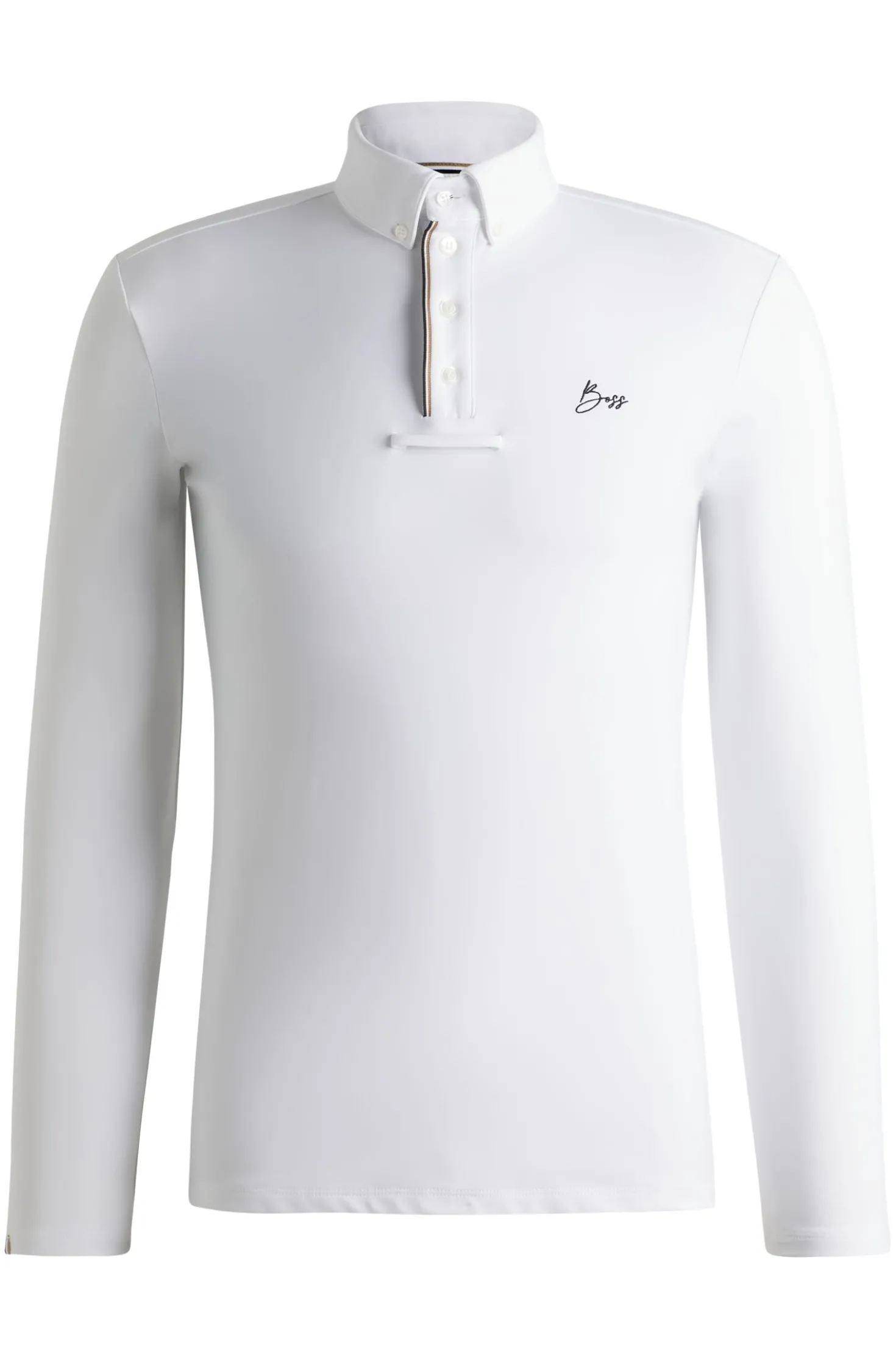 Equestrian show shirt in quick-dry stretch fabric