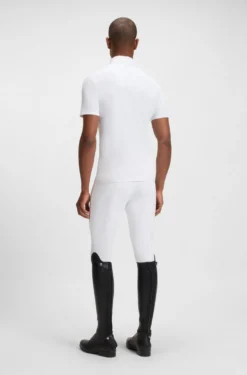 Equestrian show shirt in super-stretch material