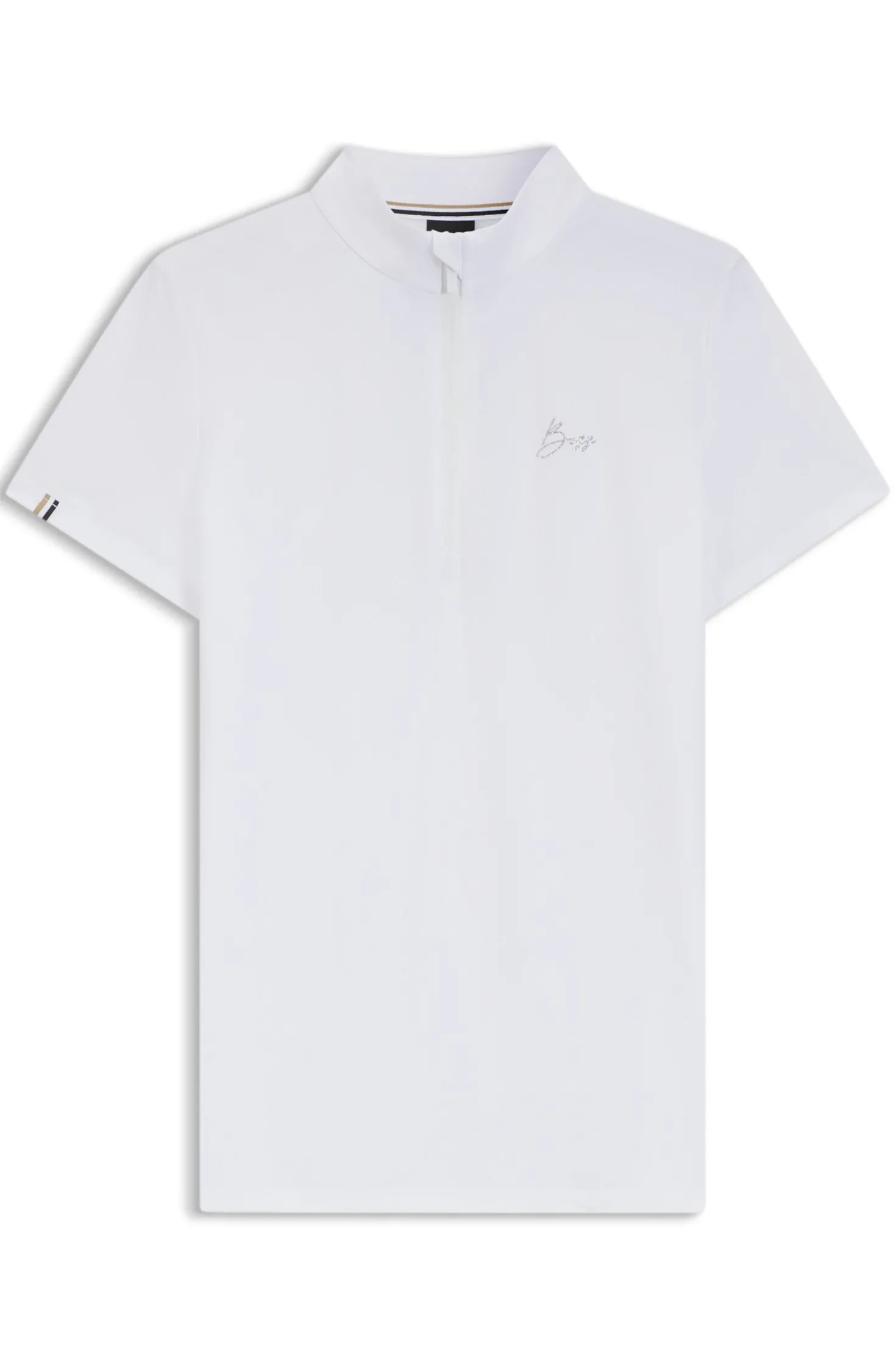 Equestrian show shirt in super-stretch material
